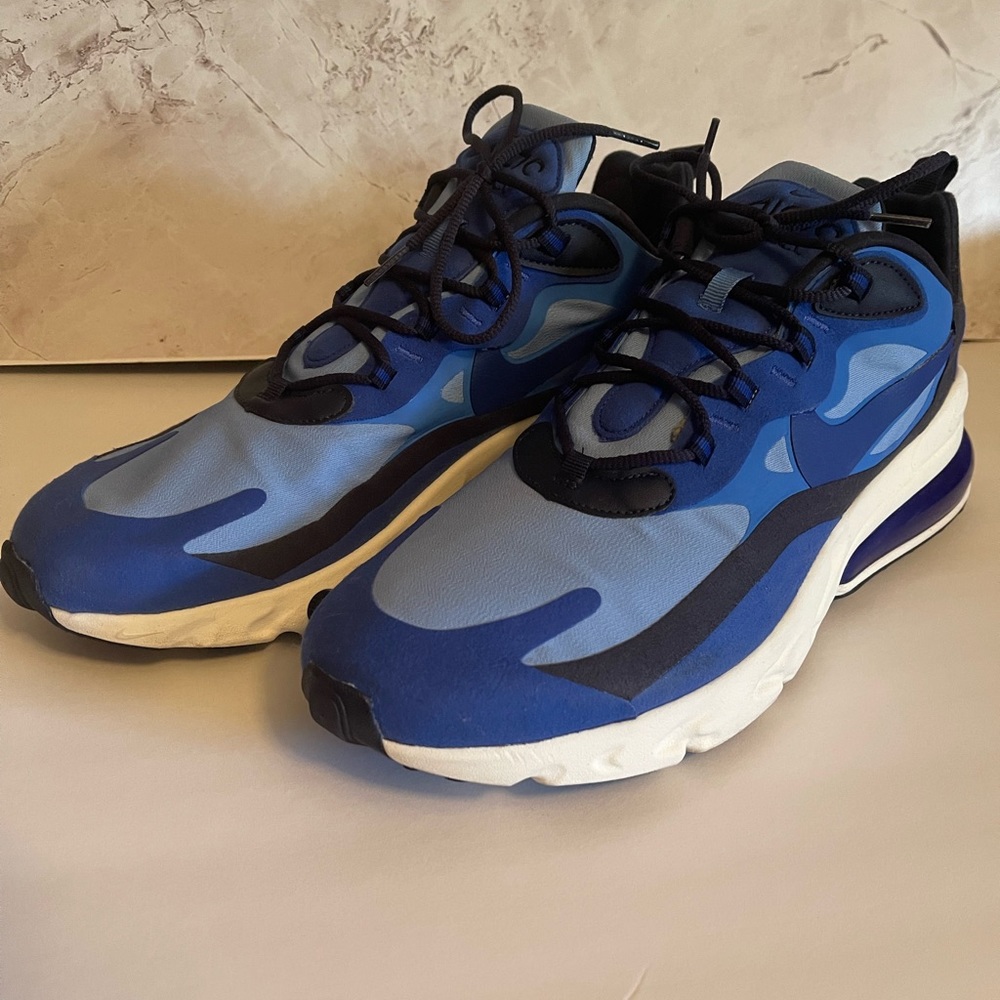 Nike Air Max 270 React Sky blue/Navy blue size 13